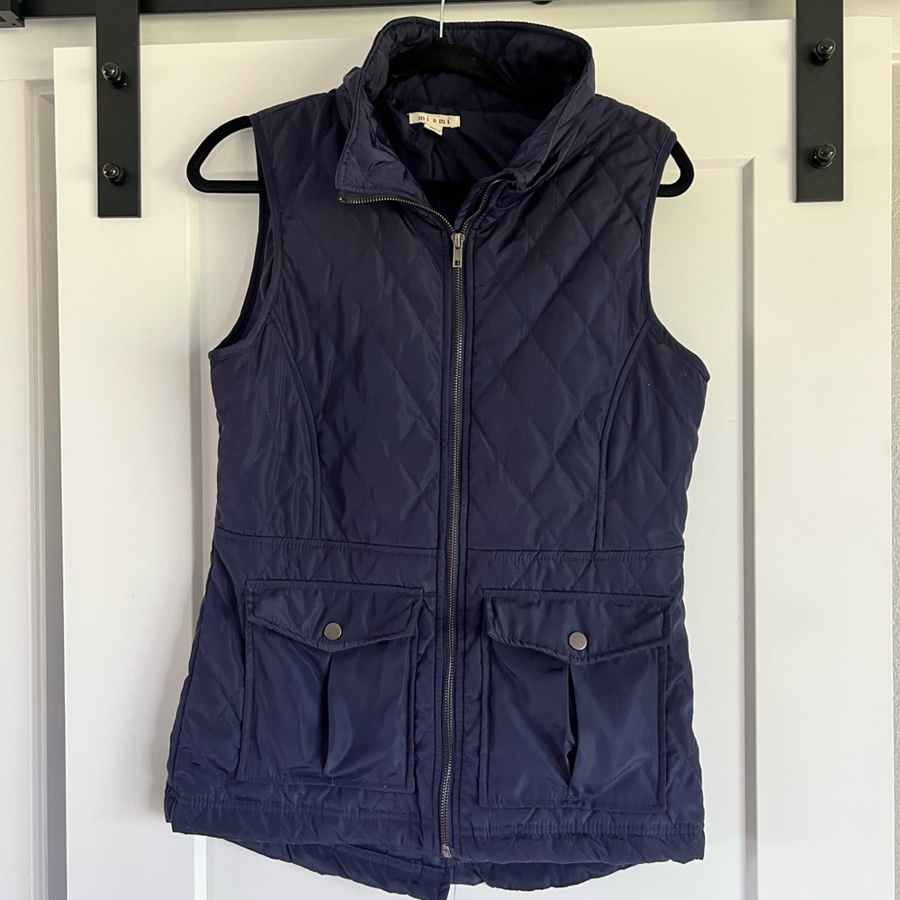 Navy vest